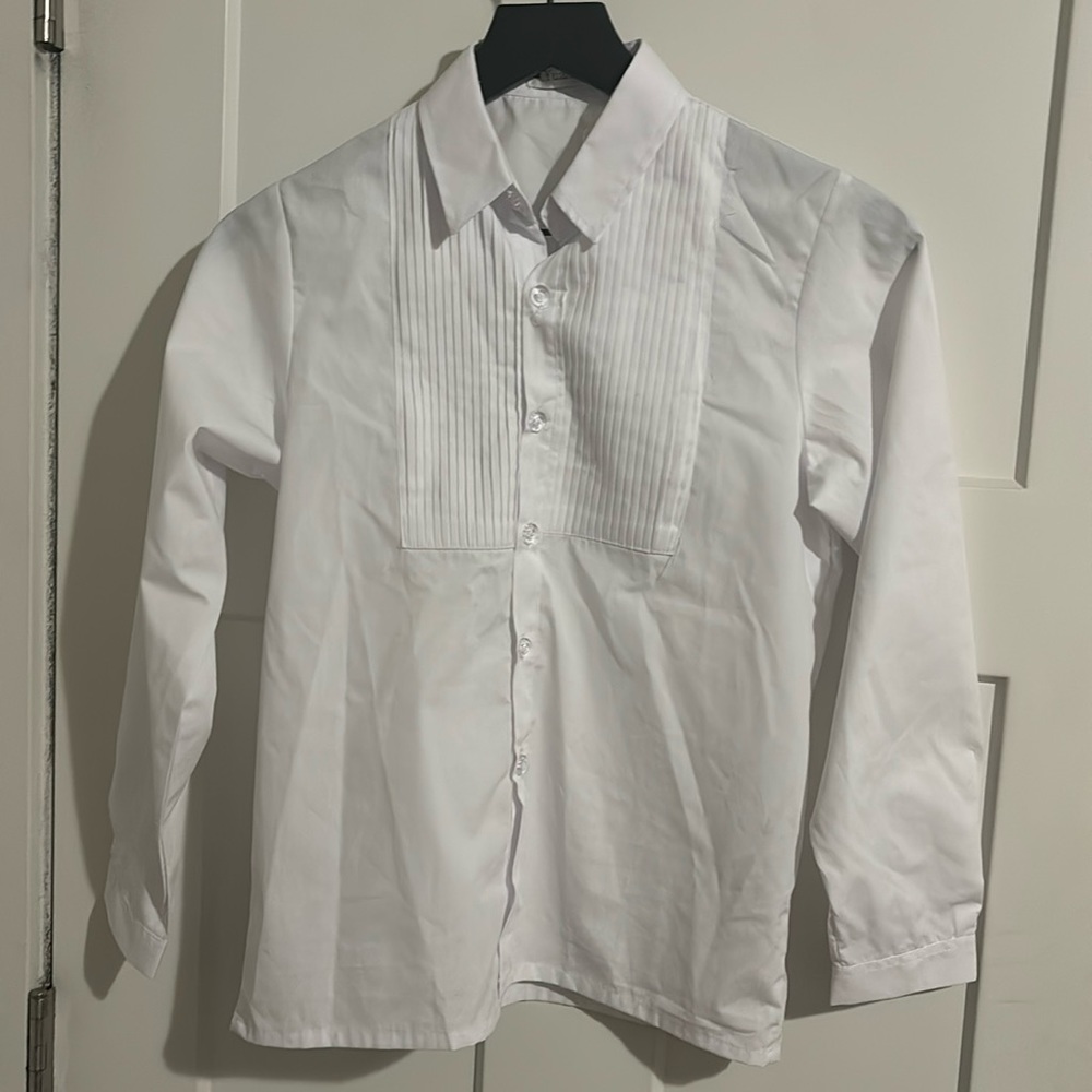 detailed white button down boys